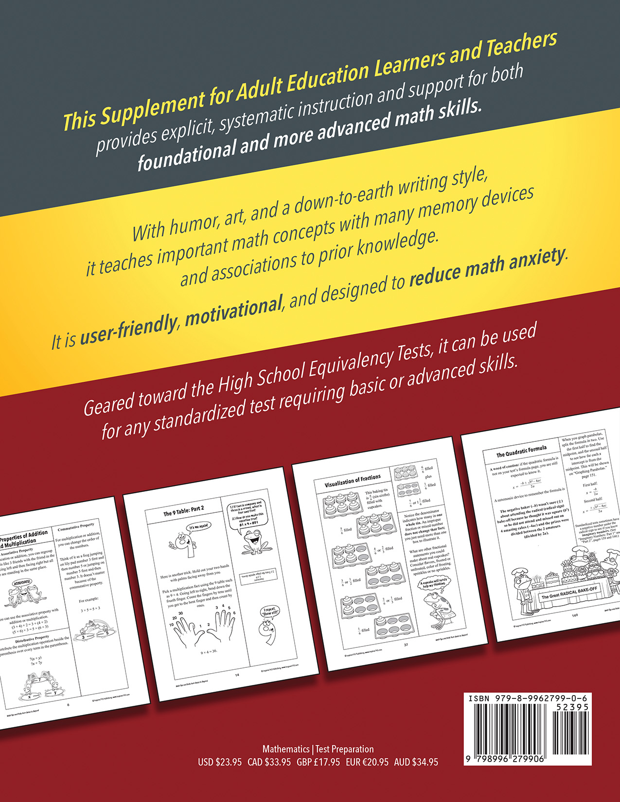 math tips and tricks, back cover